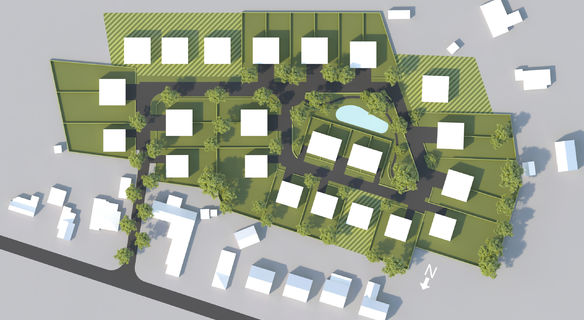 Verkaveling Stapelstraat met wegeniswerken