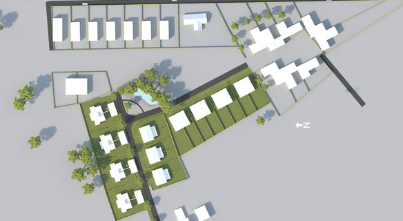 Verkaveling Vinkenhof met wegeniswerken